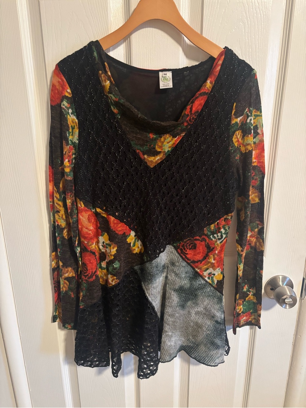 This That Y2K Floral Patchwork Top